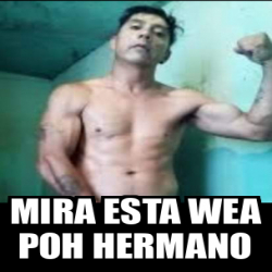 Meme Personalizado Mira Esta Wea Poh Hermano 33049152