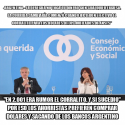 Meme Personalizado Argentina La Derecha No Toca Tu Dinero Con