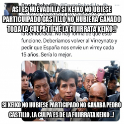 Meme Personalizado ASI ES HUEVADILLA SI KEIKO NO UBIESE PARTICUIPADO