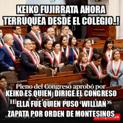 Meme Personalizado Keiko Fujirrata Ahora Terruquea Desde El Colegio