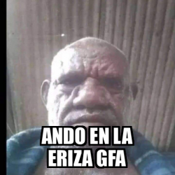 Meme Personalizado Ando En La Eriza Gfa