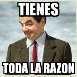 Meme Mr Bean TIENES TODA LA RAZON 4173855