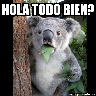 Meme Koala - HOLA TODO BIEN? - 22594734