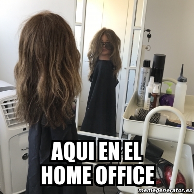 Meme Personalizado - AQUI EN EL HOME OFFICE - 31409089