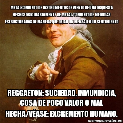 Meme Joseph Ducreux Metal Conjunto De Instrumentos De Viento De Una