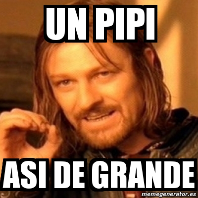  Meme  Boromir un pipi  asi de grande 1062000