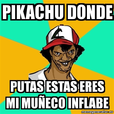 muñeco de pikachu
