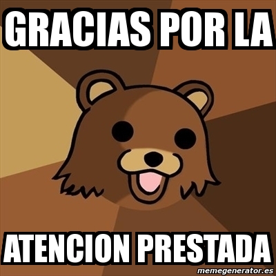 Meme Pedobear Gracias Por La Atencion Prestada 10513826