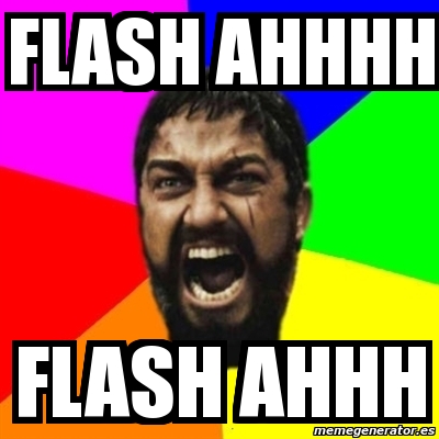 Meme Sparta Flash Ahhhh Flash Ahhh