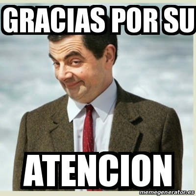 Meme Mr Bean Gracias Por Su Atencion