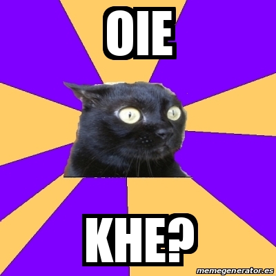 Meme Anxiety Cat - OIE khe? - 14046931