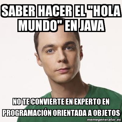 Meme Sheldon Cooper - Saber hacer el 