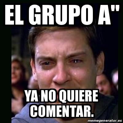 Meme Crying Peter Parker El Grupo A Ya No Quiere Comentar