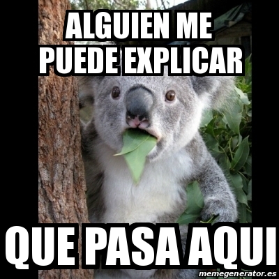 Meme Koala - alguien me puede explicar que pasa aqui - 16982098