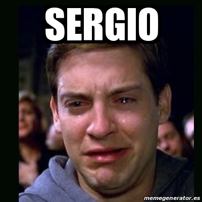 Meme crying peter parker - sergio - 17317966