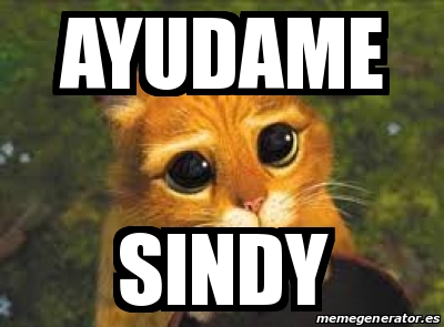 Meme Personalizado - AYUDAME SINDY - 17466212