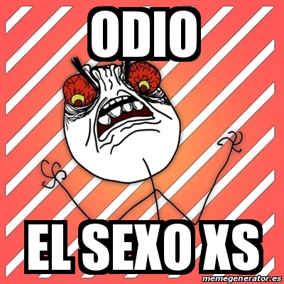 odio el sexo