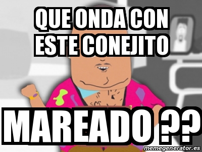 Meme Personalizado Que Onda Con Este Conejito Mareado