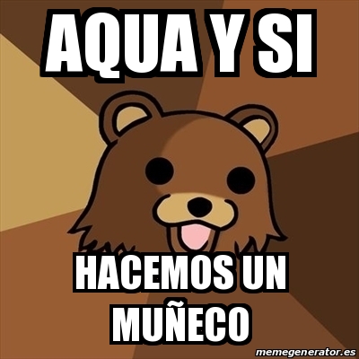 muñeco oso