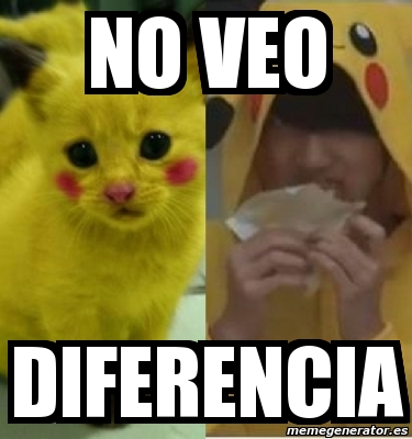 Meme Personalizado No Veo Diferencia