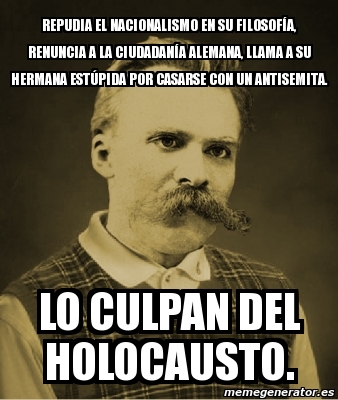 Meme Personalizado - repudia el nacionalismo en su 