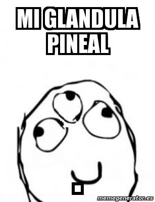 Meme Personalizado - mi glandula pineal . - 2502888