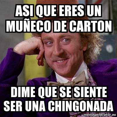 muñeco willy wonka