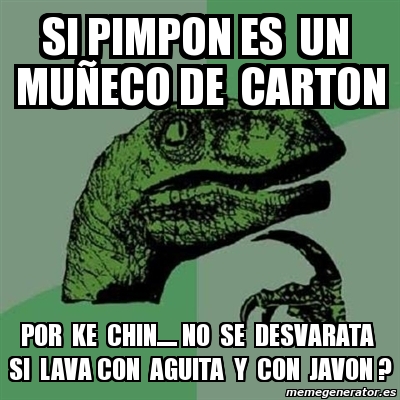 muñeco de carton