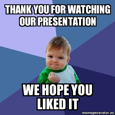 Thank You Meme For Presentation