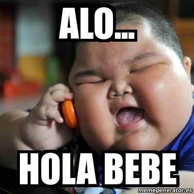 Meme fat chinese kid - alo... hola bebe - 21214634