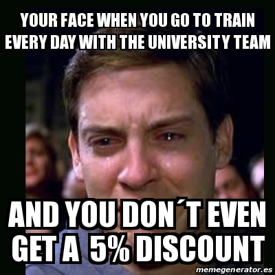 Meme crying peter parker - YOUR FACE WHEN YOU GO TO TRAIN EVERY DAY ...