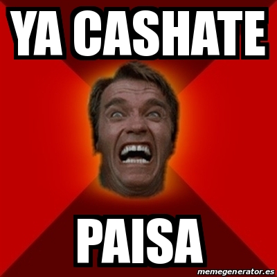 Meme Arnold - Ya Cashate Paisa - 21480202