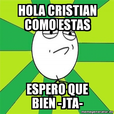 Meme Challenge Accepted - hola cristian como estas espero que bien -jta- -  21821279