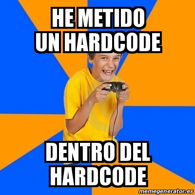 Meme Annoying Gamer Kid - HE METIDO UN HARDCODE DENTRO DEL HARDCODE ...