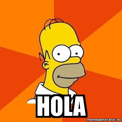 Meme Homer - Hola - 22272283
