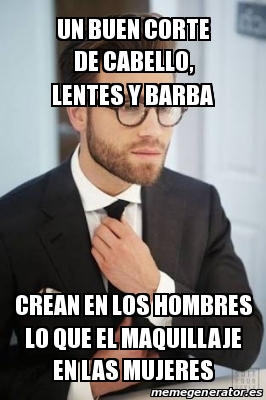 memes de hombres con barba