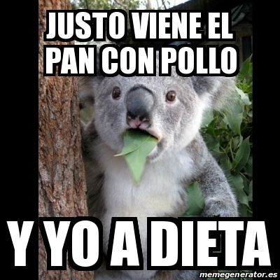 Dieta de pollo y pan