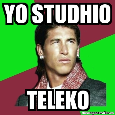 Meme Sergio Ramos Yo Studhio Teleko