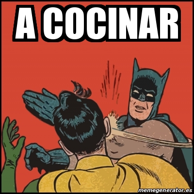 Meme Batman slaps Robin - a cocinar - 24493940