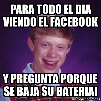 Meme Bad Luck Brian Para Todo El Dia Viendo El Facebook Y Pregunta