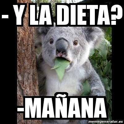 dieta en la mañana