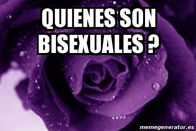 Meme Personalizado - QUIENES SON BISEXUALES ? - 28450712