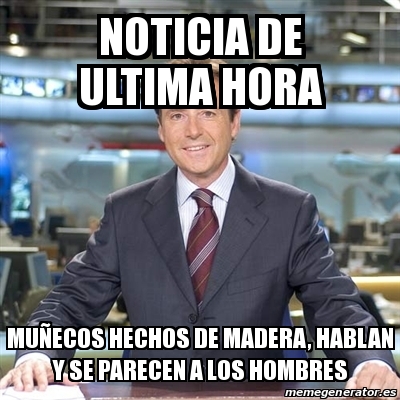 muñecos que hablan entre ellos