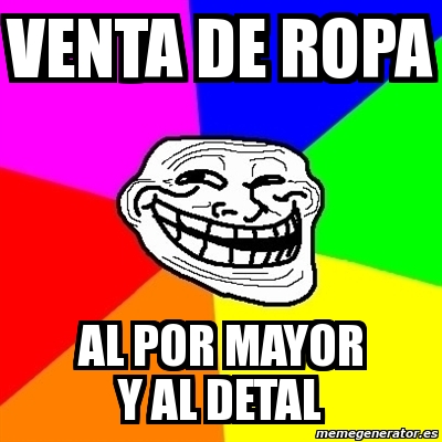 Meme Troll - venta de ropa al por mayor y al detal - 3181125