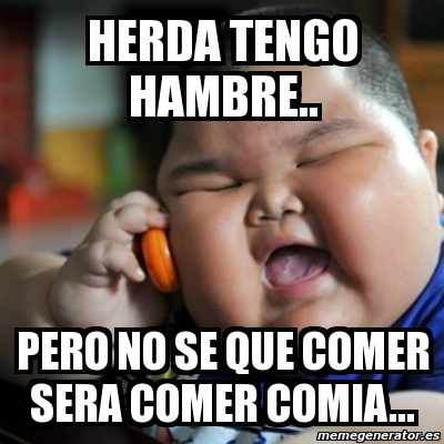 no se que comer y tengo hambre