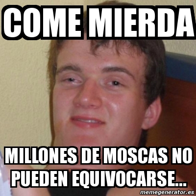 Vamos a hablar claro, somos unos fracasados