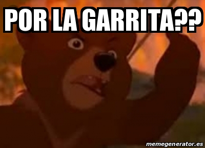 Meme Personalizado Por La Garrita