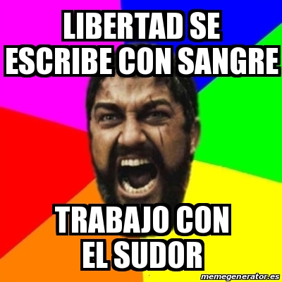 libertad del meme del trabajo