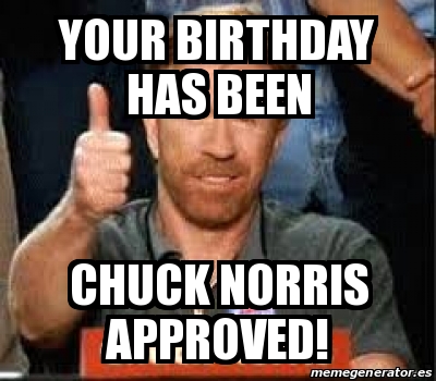chuck norris approves meme