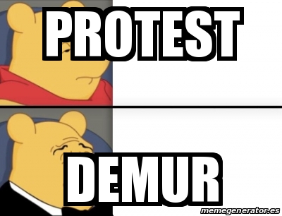 Meme Personalizado - Protest Demur - 30765090